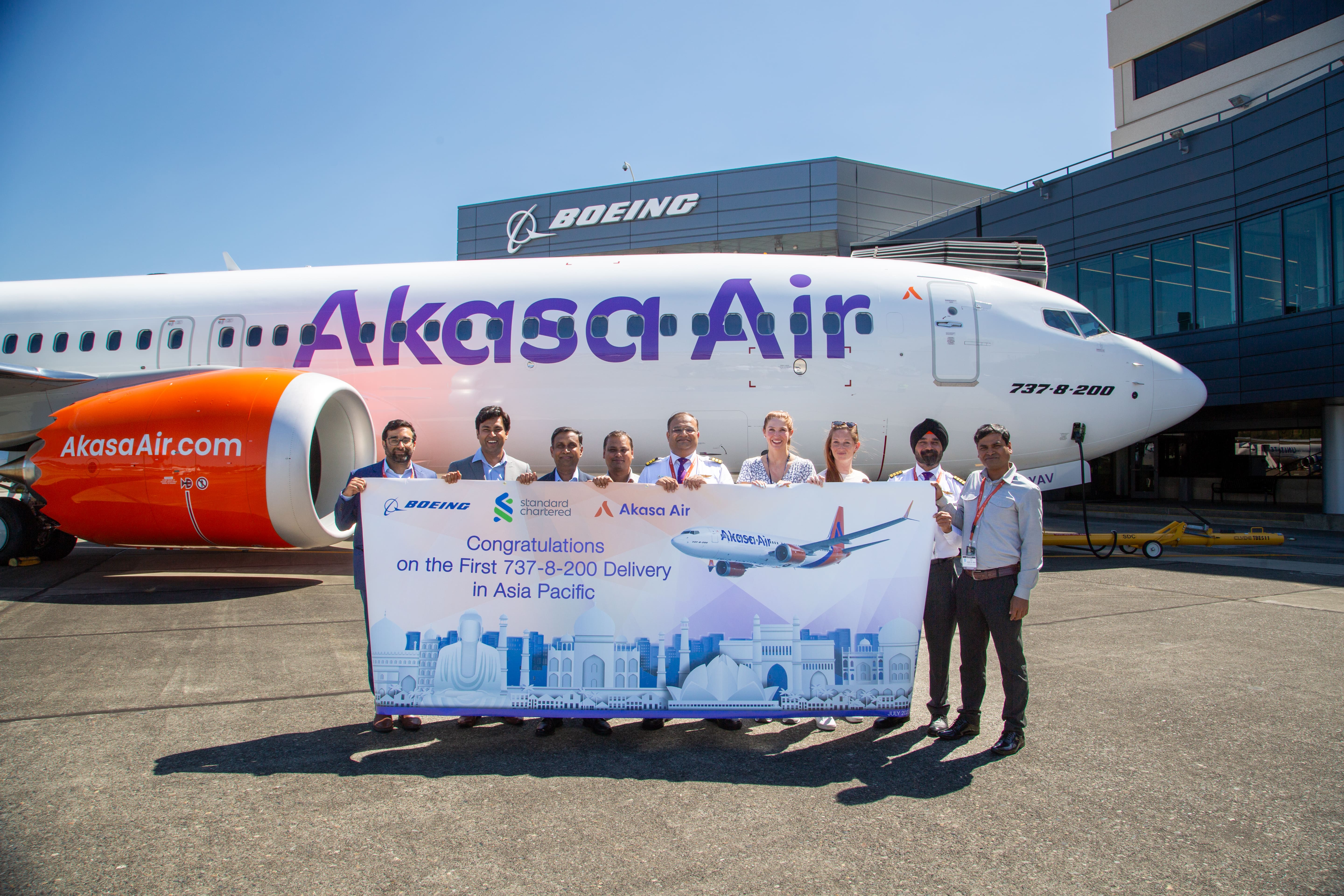 Akasa Air welcomes its 20th aircraft in India